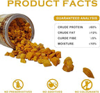 Freeze Dried Egg Yolk Cat & Dog Treats, Single Ingredient, High-Protein Training Treats and Food Topper for Dogs and Cats, Gluten & Grain Free, 7 oz (Chicken Egg Yolk)