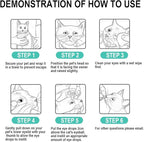 VEZE Eye Drops for Dogs, Dog Eye Drops & Cats, Gentle Dog Eye Infection Treatment, Relieves Dog Eye discomfort，Dog Eye Wash Relief Allergies Symptoms and Help Tear Stain Remover.
