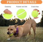 DIVINA VITAE 20Pcs Small Tennis Balls for Dogs, 2 Inch Colorful Mini Tennis Balls Fits All 2 Inch Dog Ball Launchers