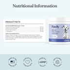 Pawfy Calming Chews for Dogs | Natural Dog Calming Chews - Supports Relaxation and Calm Behavior | Helps with Thunder, Separation, Chewing & Barking | Soothing Aid for Fireworks - 30 Turkey Treats