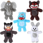Bzonsmart Dog Squeaky Toys.5 Pack Crinkle Value Bundle .Soft Non-Shedding Puppy Toys & Self-Play Teething Toy for Dogs, Cute Pet Supplies .Dog Toys for Chewers, Small, Medium & Large Dogs