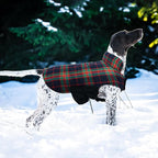 Kuoser Waterproof Dog Coat, Reversible Dog Jacket for Small Dogs, Adjustable Durable Doggie Winter Coat Warm Cozy Puppy Cold Weather Apparel from Small to Large Breed, RoyalBlue S