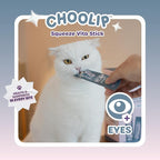 Choolip Squeeze Vita Stick Lickable Cat Treats & Dog Puree – 7-Count Eye Support Tubes, Creamy Grain-Free High-Protein Puree with Lutein, Astaxanthin & Omega 3 for Healthy Vision & Eye Care