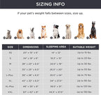 Bedsure Orthopedic Dog Bed Medium Size Dogs - Washable Medium Dog Cat Bed Waterproof, Comfort Pet Couch Sofa with Washable Removable Cover, Pets Bed with Nonskid Bottom, Dark Grey, 28"