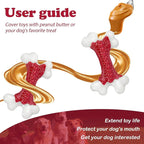 10-Pack Tough Dog Toys, Toys for Aggressive Chewers Large Breed, Chew Dogs, Bone Toy Nylon Dogs Almost Indestructible