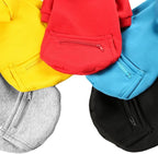 Jecikelon Pet Dog Cold Weather Coat with Pocket Winter Dog Hoodie Warm Puppy Clothes for Small Dogs Chihuahua Clothing (Medium, Y02-Yellow)