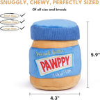 CHEWFFON Interactive Dog Enrichment Toy, Cute Crinkle&Snuffle Puppy Toys, Hide & Seek Puzzles, Peanut Butter Jar Toys for Brain Stimulation, for All Dog Sizes