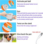 Shaky Ball Toy for Dogs, Large Pet Bounce, Jumping Ball Dog Toy, Automatic Activation Sports Rolling, 2025 New Big Pet Moving Balls (Yellow, Remote Control)