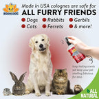 Bodhi Dog Natural Dog Cologne (Holiday Cider) - Premium Scented Deodorizing Pet Perfume with Conditioner for Dogs & Cats - Keeps Pets Fresh & Clean - Gentle and Safe Formula, Made in USA (4 Fl Oz)
