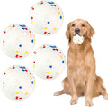 Dog Balls Dog Toys 4pack Tennis Balls for Dogs, Durable Chew Toy Water Toy Fetch Ball for Large Medium Small Dog and Puppies, Perfect for 2.5" Automatic Dog Ball Launcher (ETPU Material)