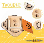 Trouble - Interactive Dog Puzzle Toy, Engaging Brain Game for Mental Stimulation and Enrichment
