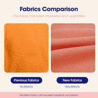 FUAMEY Dog Fleece Vest for Small Dogs,Warm Stretchy Dog Sweatshirts Pullover with Leash Hole Dogs Sweater Soft Pet Turtleneck Cozy Pet Vest Lightweight Sleeveless Orange XXS