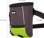 LIOPARD Treat Training Pouch for Dogs, Pet Treat Pouch, Dog Treat Pouches, Dog Treat Bag, Dog Training Treat Bag, Slanted Opening, Ideal for Dog Walking & Training (Green)