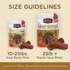 Rachael Ray Nutrish Dog Chews Soup Bones With Real Beef & Barley, 24 Dog Treats