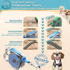 10ft Retractable Dog Leash for Small Dogs, Puppies, and Cats, 360° Tangle-Free, One-Handed Brake, Applicable to Pets of Small Size