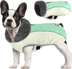 Dog Coat, Waterproof Dog Winter Jacket with Leash Hole, Reflective Adjustable Pet Fleece Sweater, Warm Snow Vest for Small Medium Large Dogs - Candy Green, 3XL