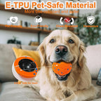 Interactive Dog Ball Replacement Shell (Orange)