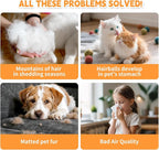 Pet Hair Removal Glove for Dogs & Cats,Upgraded Thickened Magic Brush Pet Hair Remover | Five-Finger | Electrostatic Pet Hair Gloves for Couch, Carpet, Cars Seat, Clothes