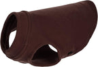 Gooby Stretch Fleece Vest Dog Sweater - Brown, X-Small - Warm Pullover Super Stretchy Fleece Dog Jacket for Small to Large Dogs