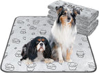 Qeils Reusable Puppy Pads, 2 Pack Washable Pee Pads for Dogs, Waterproof Non Slip Wee Wee pad, Absorbent and Leakproof Training Mats for Potty, Crate, Playpen, Bed, Sofa, 36"x 36"