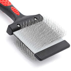 Jeffers Pet Double Sided Grooming Slicker Brush for Dogs, Cats, Puppies – Flexible Head with Stainless Steel Pins – Detangler Tool for Mats, Loose Fur, Shedding – Home or Professional Use - Large