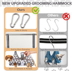 Dog Grooming Hammock for Small Dogs Cat, Dog Grooming Harness for Nail Trimming, Pet Grooming Hammock Sling for Cutting Nails with Nail Clippers, Nail File