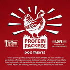 Jeffers Chicken Jerky Dog Treats, 24 oz Bag – Limited Ingredient, Healthy Training Snack, Grain Free, High Protein, 100% Real Chicken, Natural Made in USA, Perfect for Halloween & Christmas - 2 Pack