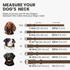 BronzeDog Rolled Leather Dog Collar with QR ID Tag, Adjustable Soft Round Collars for Small Medium Large Dogs Puppy (14" - 16" Neck Size, Brown)