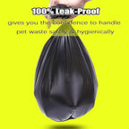 Dog Poop Bags, 20L / 5.3 Gal Replacement Dog Poop Bag - 75 PCS Leak-Proof & Tear-Resistant Bags for Most Pet Waste Trash Cans
