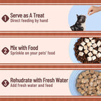 Just Try 6.35 oz Freeze-Dried Duck Cubes for Dogs & Cats – Single-Ingredient Dog Treats&cat Treats, Grain-Free, High Protein, Low Fat, Supports Skin & Joint Health – Natural Training Treats