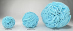 Glory To Dog Puppy and Small Breed Snuffle Interactive Foraging Dog Puzzle Ball Toy Blue Small