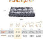 Amazon Basics Cat and Dog Bed and Crate Pad, Machine Washable, Indoor, 29 x 21 x 3 inches, Gray