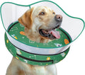 Elevated Inflatable Dog Cone Collar to Stop Licking, Dog Donut Collar After Surgery, Soft Pet Cone Alternative for Small Medium Large Dogs