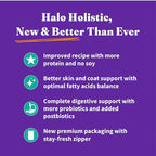 Halo Holistic Vegan Dog Food, Plant-Based Recipe with Kelp, Dry Dog Food, Complete Digestive Health, Kibble for Adult Dogs, 10 lb Bag