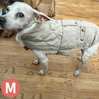 KYEESE Dog Coat Warm Pet Winter Puffer Coat with Leash Hole Waterproof Dogs Jacket with Fleece Lined Thick Cat Clothes with Pocket Windproof Dog Coats for Small Dogs Soft Pet Sweater for Cold Weather