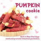 PAWUP Dog Treats Pumpkin Biscuits Sticks w/Duck Low Fat Dog Snacks, Healthy Biscuits with Taurine for Small Dogs, 12.5 oz