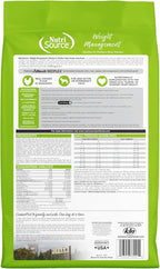 NutriSource Weight Management Dry Dog Food, Chicken and Chicken Meal, 12LB