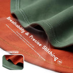 Koneseve Dog Shirt Soft Cotton Stretchy Clothes for Small Medium Pets 2-Pack Rust & Mist Green 2XL