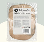 MEOWFIA Cat Cave – Premium Felt Cat Bed for Indoor Cats, Handmade 100% Merino Wool (Beige, Large)