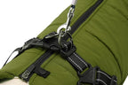 Aiboria Dog Jackets for Winter Windproof Waterproof 2 in 1 Outfit Cold Weather Coat Dog Vest Harness Puppy Winter Warm Jacket Green 4XL