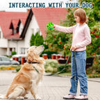 HYQ Interactive Ball for Small Medium Large Dogs - Squeaky Toy to Keep Them Busy - 3.94 Inch Puppy Ball