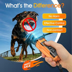 Dog Bark Deterrent Devices, Ultrasonic Anti Barking Device for Dogs, Stopping Own or Neighbor's Dog Barking,Portable Dog Training Device, Safe & Effective for Indoor & Outdoor Use, Orange