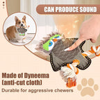Tough Durable Squeaky Dog Toys for Aggressive chewers Interactive to Keep Them Busy, Funny Cute Plush Dogs Toy for Small Medium Large Breed Chewer Best Cute Birthday Gift (New Owl)
