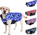 CuteBone Winter Dog Jacket - Waterproof, Windproof, Reversible Coat for Small to Large Dogs - Soft, Adjustable, Cold Weather Coats with Leash Hole