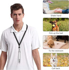 Dog Whistle to Stop Barking Neighbors Dog,2 Pcs Adjustable Ultrasonic Silent Dog Whistle