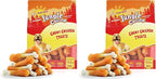 Jungle Calling Chewy Chicken Dog Treats Rawhide Free Real Chicken Calcium Bone, Teeth Clean Breath Fresh Dog Training Treats (Pack of 2)