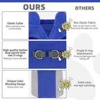 KOOLTAIL Small Dog Sweater - Dog Fleece Vest Jacket with Leash D-Ring for Small Medium Dogs, Soft Pullover Winter Warm Cold Weather Coats, Pet Fall Clothes Outfit for Puppy Cat Boys&Girls, Blue XS