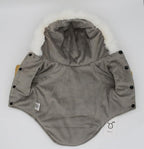 Pet Warm Dog Coat for Winter Dog Clothes Hooded Dog Jacket for Small Puppies Medium Large Dog Cat Clothes Insulated Padded Snow Jacket for Cold Weather Faux Fur (Small, Yellow)