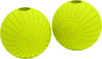 Chew King Supreme Rubber Fetch Balls - Extremely Durable Natural Rubber Toy, 2.5 inch, Yellow (CM-10066-CS01)
