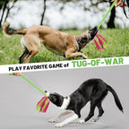 wodoca Interactive Dog Toys, Dog Rope Toys for Aggressive Chewers -Tough Rope Tug of War Dog Toys, Dog Tug Toy for Boredom for Small Medium Puppy Interacting Games (Green)